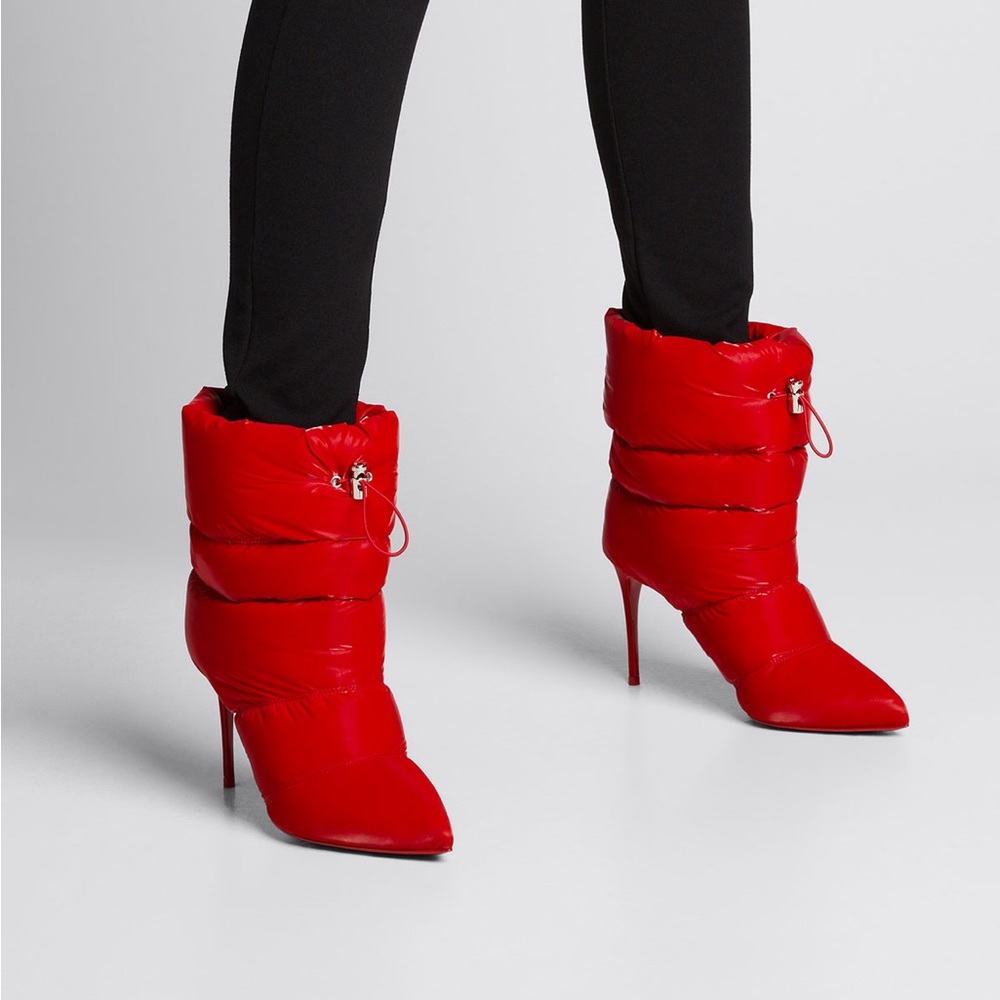 New! Christian Louboutin 'Astro' Quilted Bootie Size 8US 38 Eur. MSRP $1095